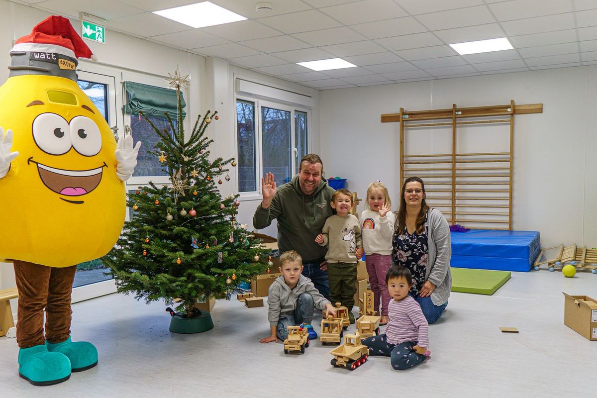 Gruppenbild im Kindergarten