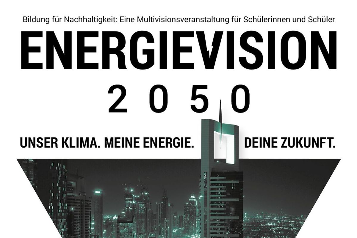 Energievision 2050 Plakat Energievision 2050